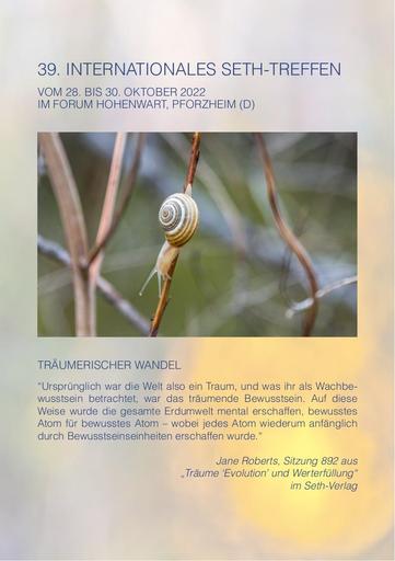 Anmeldung zum 39. SETH-Treffen 2022 im Hohenwart Forum Druckversion