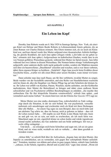 Susan M. Watkins - Apropos Jane Roberts - Auszug