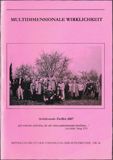 Multidimensionale Wirklichkeit Nr66 Mai 2008