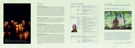 Einladung zum 32. Internationalen Seth-Treffen 2013